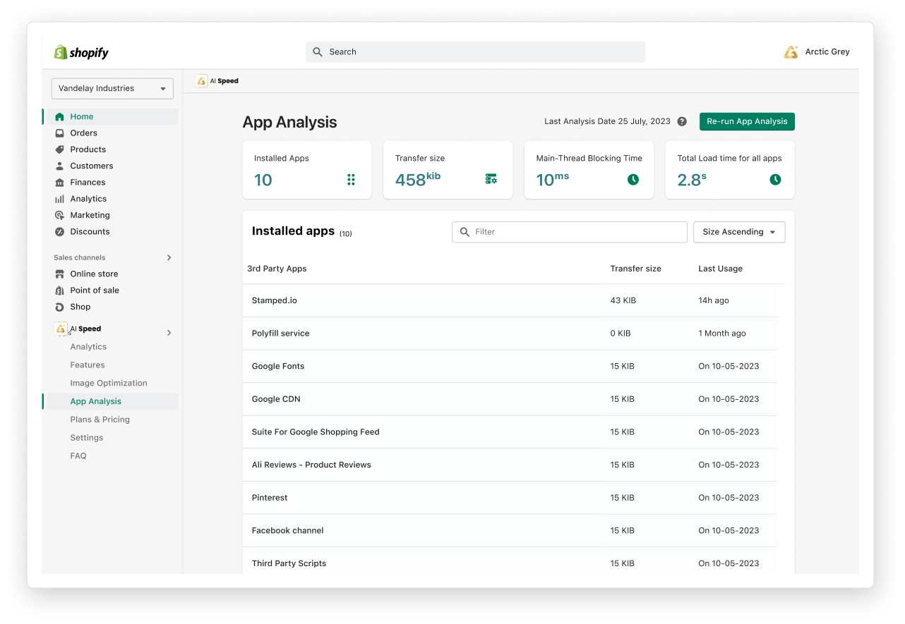 App Analytics preview